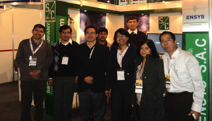 Personal ENSYS y S&C en Stand de la Expomina