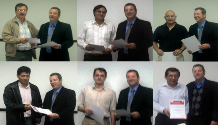 Entrega de certificados de los cursos